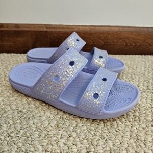 Purple Crocs Sandals size 3